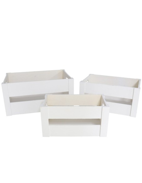 SET 3 CAJAS GARDEN NATURE - BLANCA