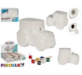 HUCHA PARA PINTAR TRACTOR 13 x 7,5 x 9 cm