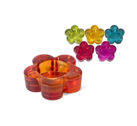 PORTAVELAS CRISTAL SURTIDO 8x8x2cm