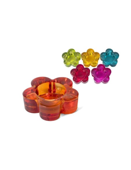 PORTAVELAS CRISTAL SURTIDO 8x8x2cm