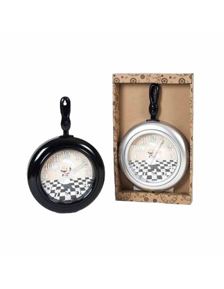 RELOJ DE PARED CHEF 38CM 2.COLOR/SURT