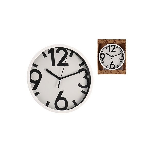 RELOJ DE PARED MODE 20CM - BLANCO