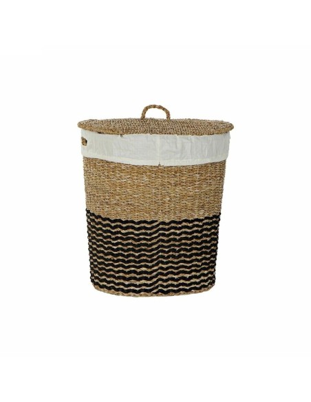 CESTA FIBRA 50X40X50 ROPA NEGRO