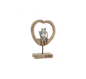 DECORACION MANGO ALUMINIO 25X10X36 PAREJA NATURAL