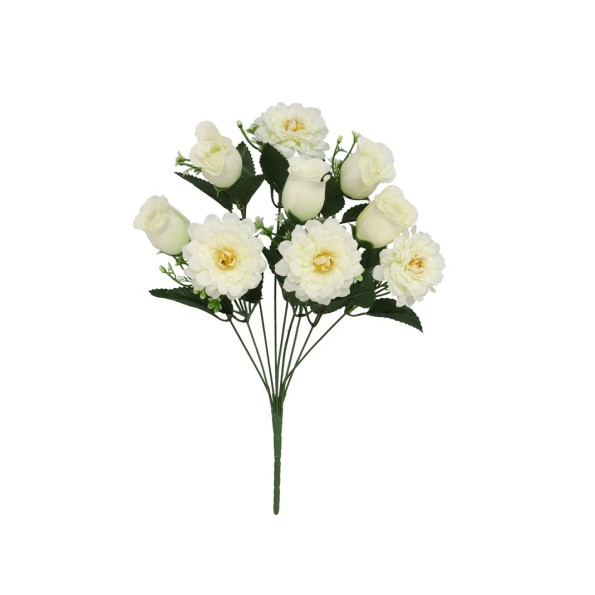 RAMO CAPULLOS-DALIAS X 9-45 CM (BLANCO)