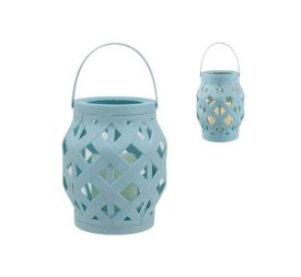 FAROL LED RATTAN (Azul) (13*13*16)