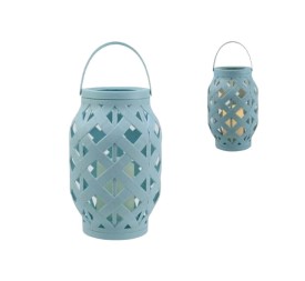 FAROL LED RATTAN (Azul) (14*14*24)