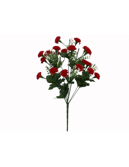 RAMO MINI CLAVELITOS X 10-50CM (ROJO)