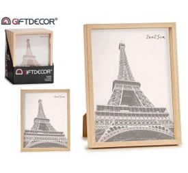 PORTAFOTO PLASTICO NATURAL 20X25CM