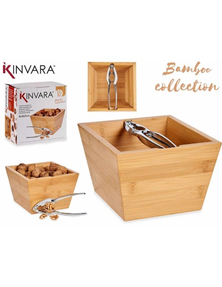 CAJA BAMBU CON CASCANUECES 16CM