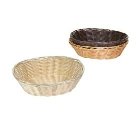 PANERA PLASTICO OVAL COL. BLANQUEADO/MIEL/CAOBA