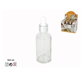 FRASCO CON CUENTAGOTAS 50 ML - CRISTAL