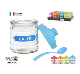 TARRO CAFFE ITALY 280ML. 4 COLORES