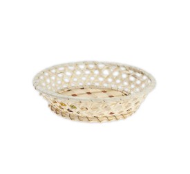 PANERA BAMBU REDONDA CALADA 23dx5cm