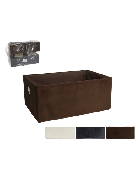 CESTA VELVET RECT. 33X23X17CM 3.COLO CESTA VELVET RECT. 33X23X17CM 3.COLO