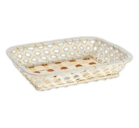 PANERA BAMBU RECTANGULAR CALADA 26x18x5cm
