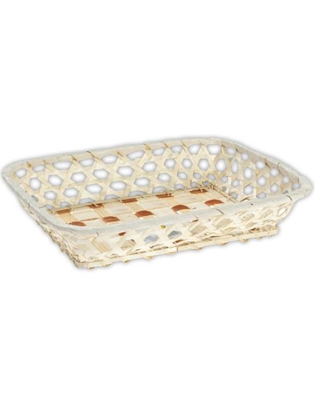 PANERA BAMBU RECTANGULAR CALADA 26x18x5cm