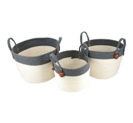 J.CESTO CUERX3 BL/GR36/31/27cm (F364-1)