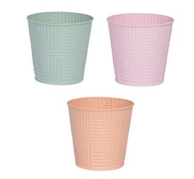 MACETA LATON (3 COL SURT) (16*12*15) TONO PASTEL