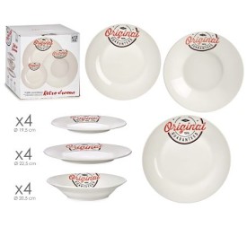 VAJILLA PORCELANA 12PZS ORIGINAL