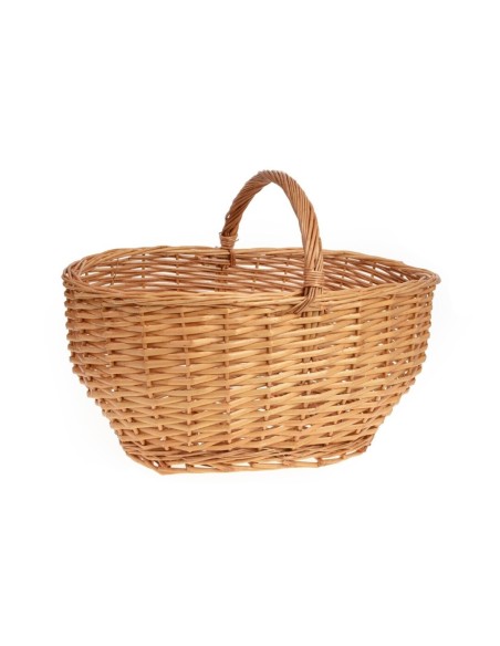 CESTA OVALADA COLOR MIEL SIN FORRO