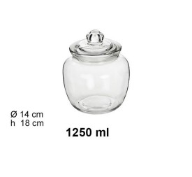 BOTE CRISTAL HERMETICO 1250ml