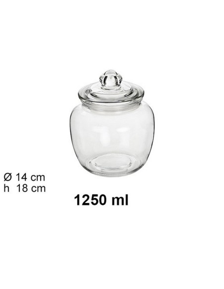 BOTE CRISTAL HERMETICO 1250ml