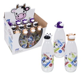 BOTELLA AGUA DECORADA VACA 1000ml