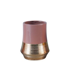 JARRON  PORCELANA (Rosa) (15*15*17H)
