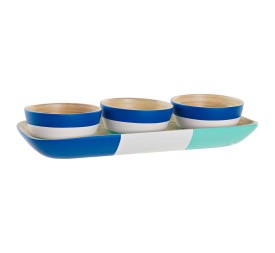 BOL SET 4 BAMBU 32X12,7X3 AZUL