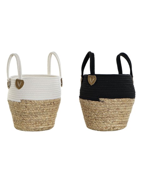 CESTA ALGODON FIBRA 22X22X30 2 SURT.