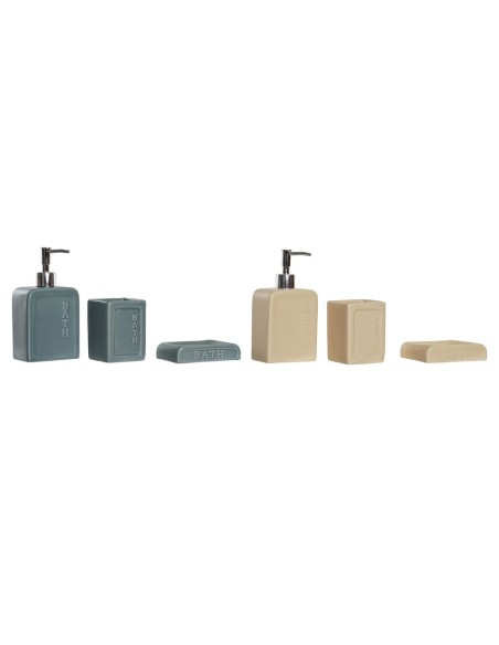 BAÑO SET 3 DOLOMITE 9X6X18 DOSIFICADOR 2 SURT.