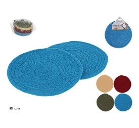 SET SALVAMANTEL LIAN 21CM X2  - ALGODÓN