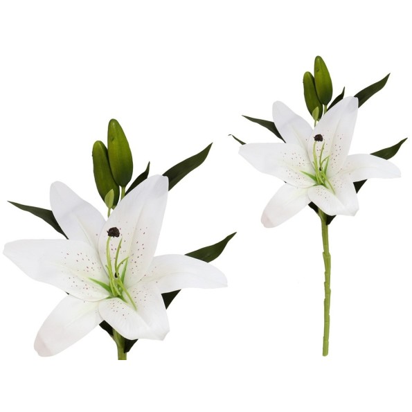 VARA LILIUM REAL TOUCH-45 CM (BLANCO)