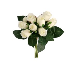 RAMO ATADO CAPULLOS SURT. X9-30CM BLANCO