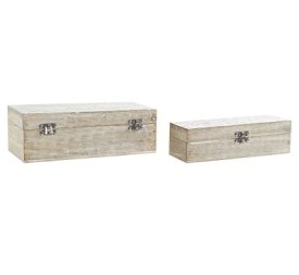 JOYERO SET 2 MANGO 27X11,5X9 DECAPE NATURAL