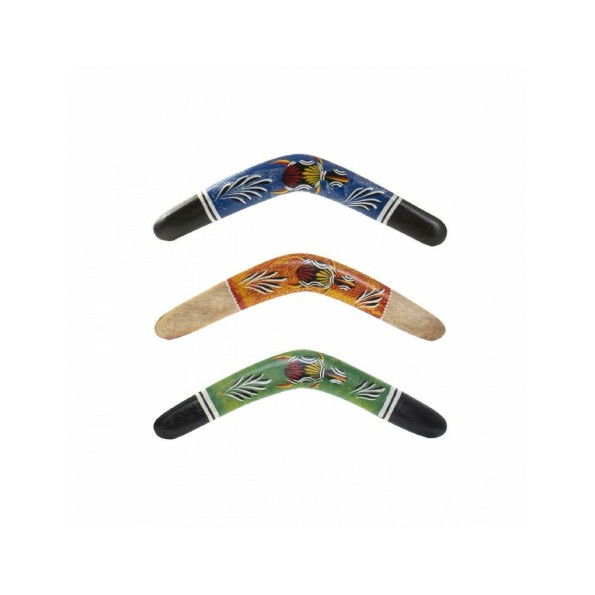 DECORACION ALBASIA 40X2X10 40CM BOOMERANG 3 SURT.