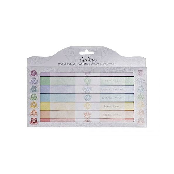 INCIENSO VARILLA SET 70 AROMA 27X2,5X19 7 AROMAS