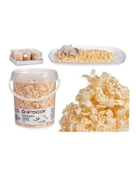 BOTE VIRUTA DECORATIVA NATURAL 1,4L