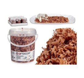 BOTE VIRUTA DECORATIVA MARRÓN 1,4L