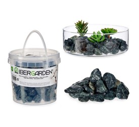 BOTE 1KG PIEDRA CANTO RODADO GRIS OSCURO