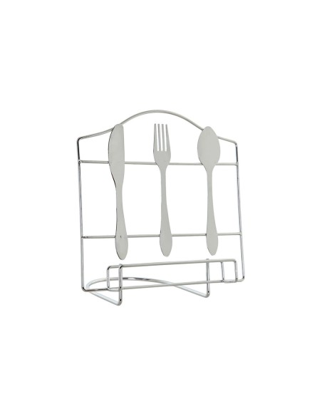 ATRIL METAL CROMADO 23X15X22 CUBIERTOS PLATEADO