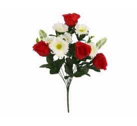 RAMO GERBERA-ROSA SATIN X10-4