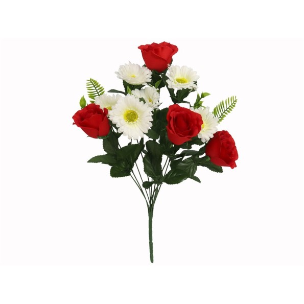 RAMO GERBERA-ROSA SATIN X10-4