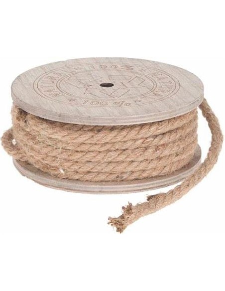 CUERDA EN CARRETE DE YUTE 0,8CMX7M