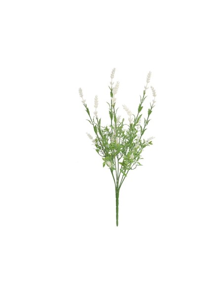 RAMO LAVANDA PLASTICO X7- 49CM (BLANCO)