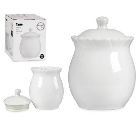 BOTE PORCELANA HERMETICO GRANDE 950ML 13 x 13 x 17 cm.