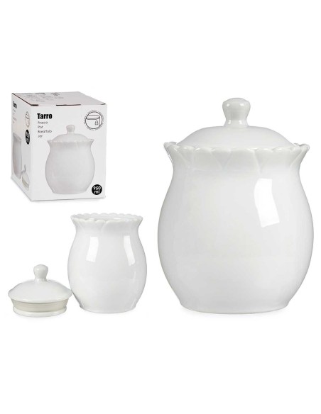 BOTE PORCELANA HERMETICO GRANDE 950ML 13 x 13 x 17 cm.