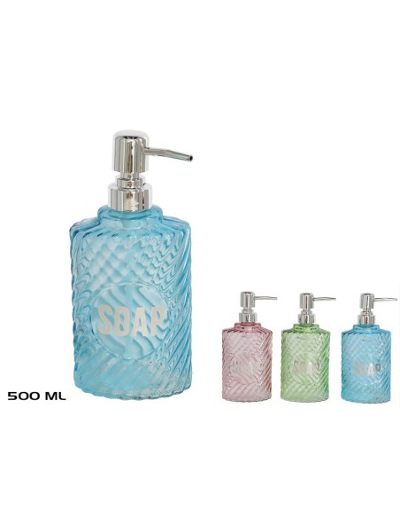DOSIFICADOR CRISTAL SOAP 500ML 3SURT
