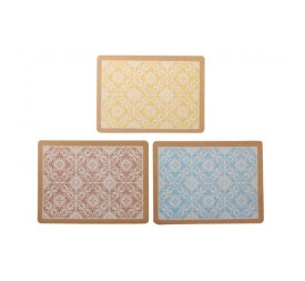 INDIVIDUAL CORCHO 40X30X0,5 AZULEJOS 3 SURT.